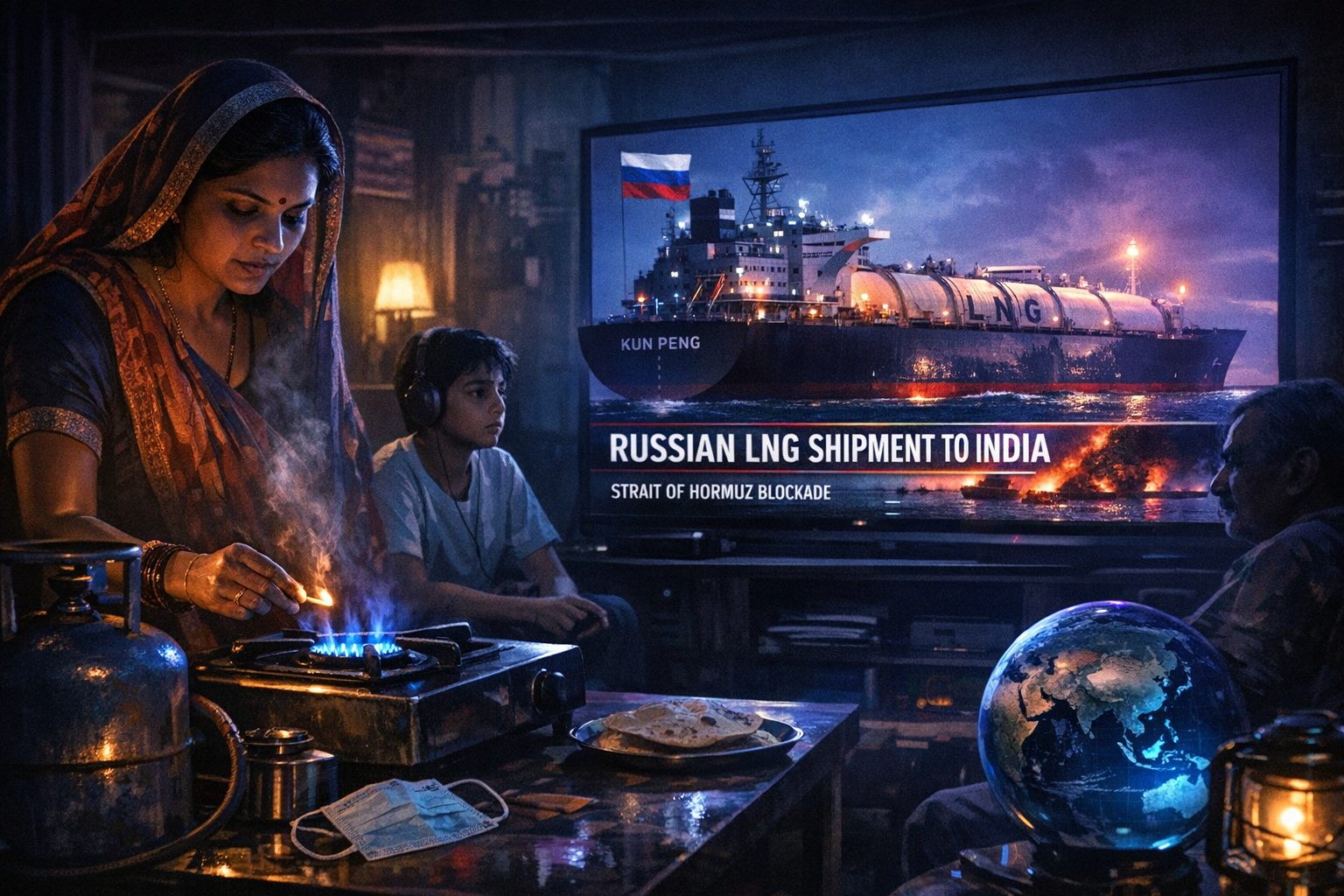 India Turns to Russian LNG Imports Amid West Asia Energy Crisis